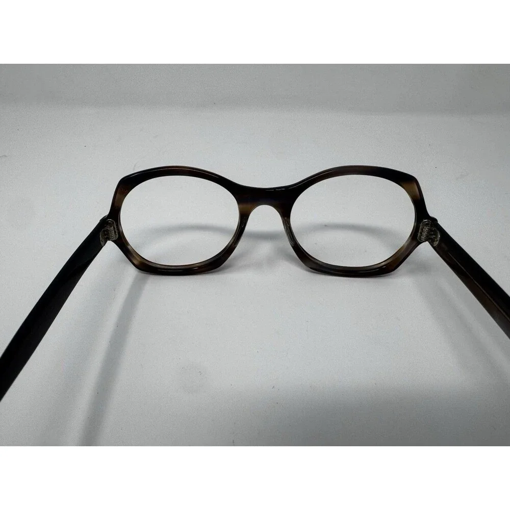 Renaissance U.S.A. 1970s New Old Stock Brown Eyeglass Frames 50-18-145